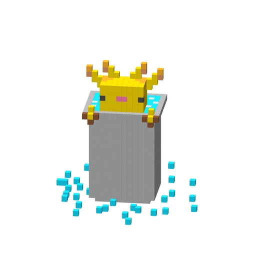 Minecraft axolote