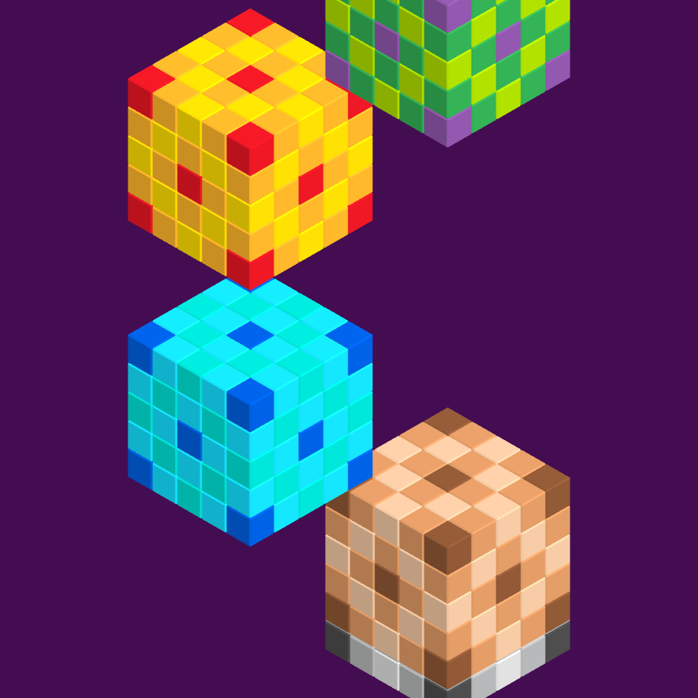 All the colors.. Cubes | PIXIO