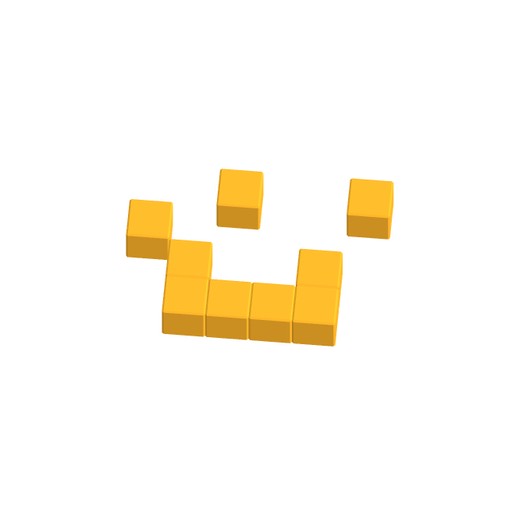 Żółty dziwny uśmiech