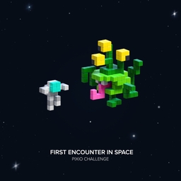 First encounter in space