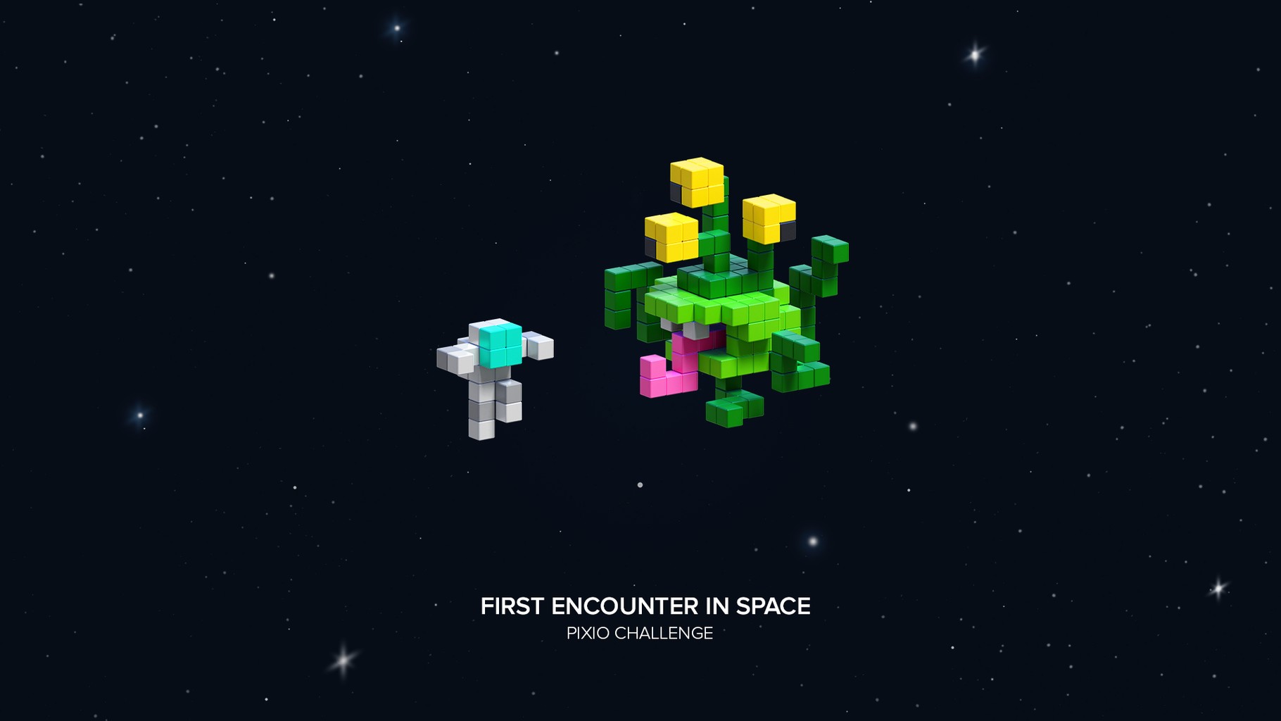 First encounter in space
