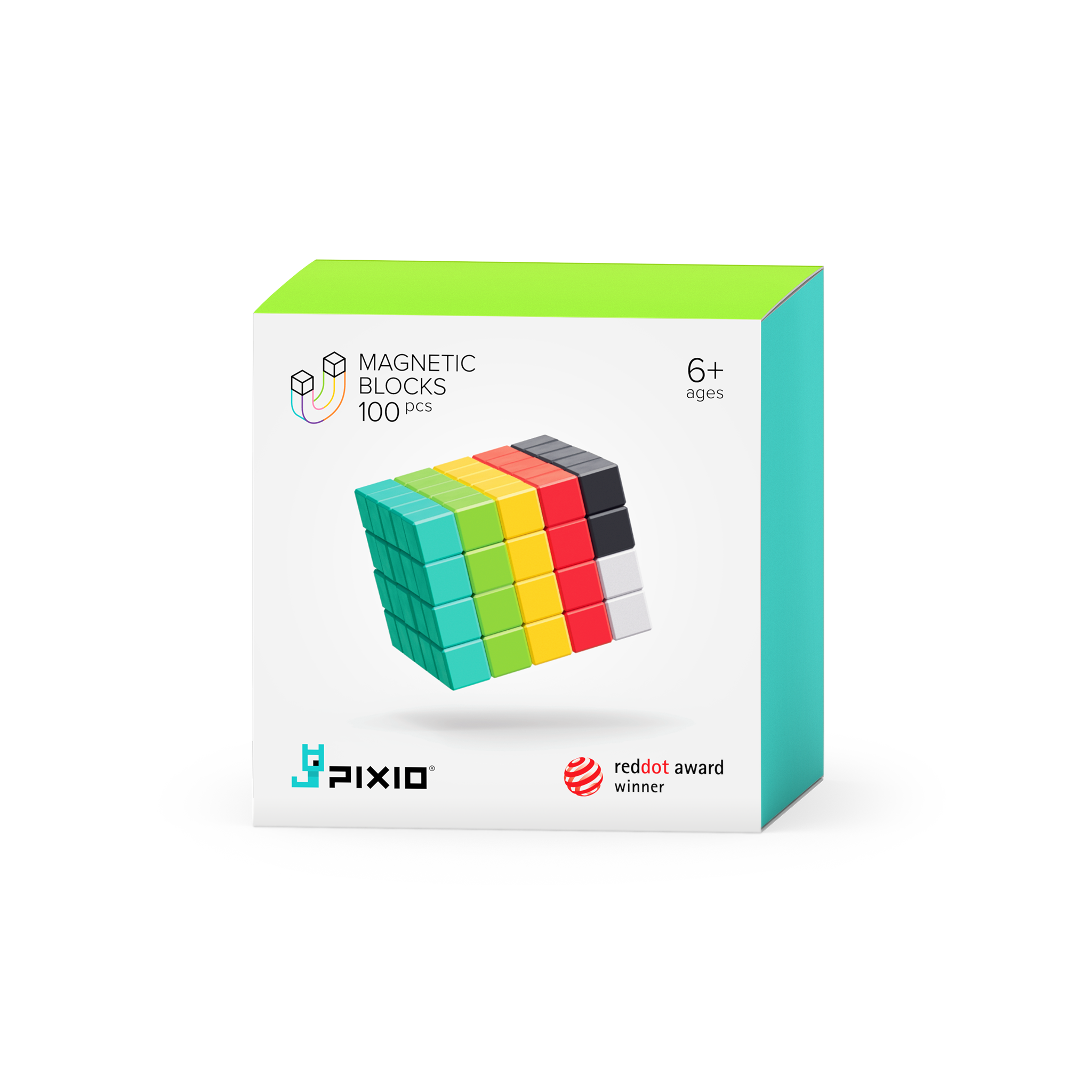 50 pc set of 3D magnetic pixel art cubes