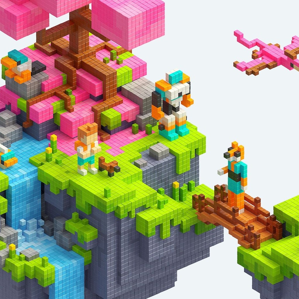 PIXIO — Magnetic Construction Set In The Pixel Art - test name long name of the challenge.